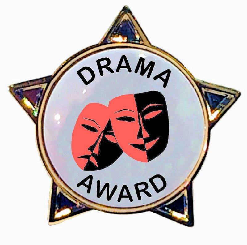DRAMA AWARD star badge